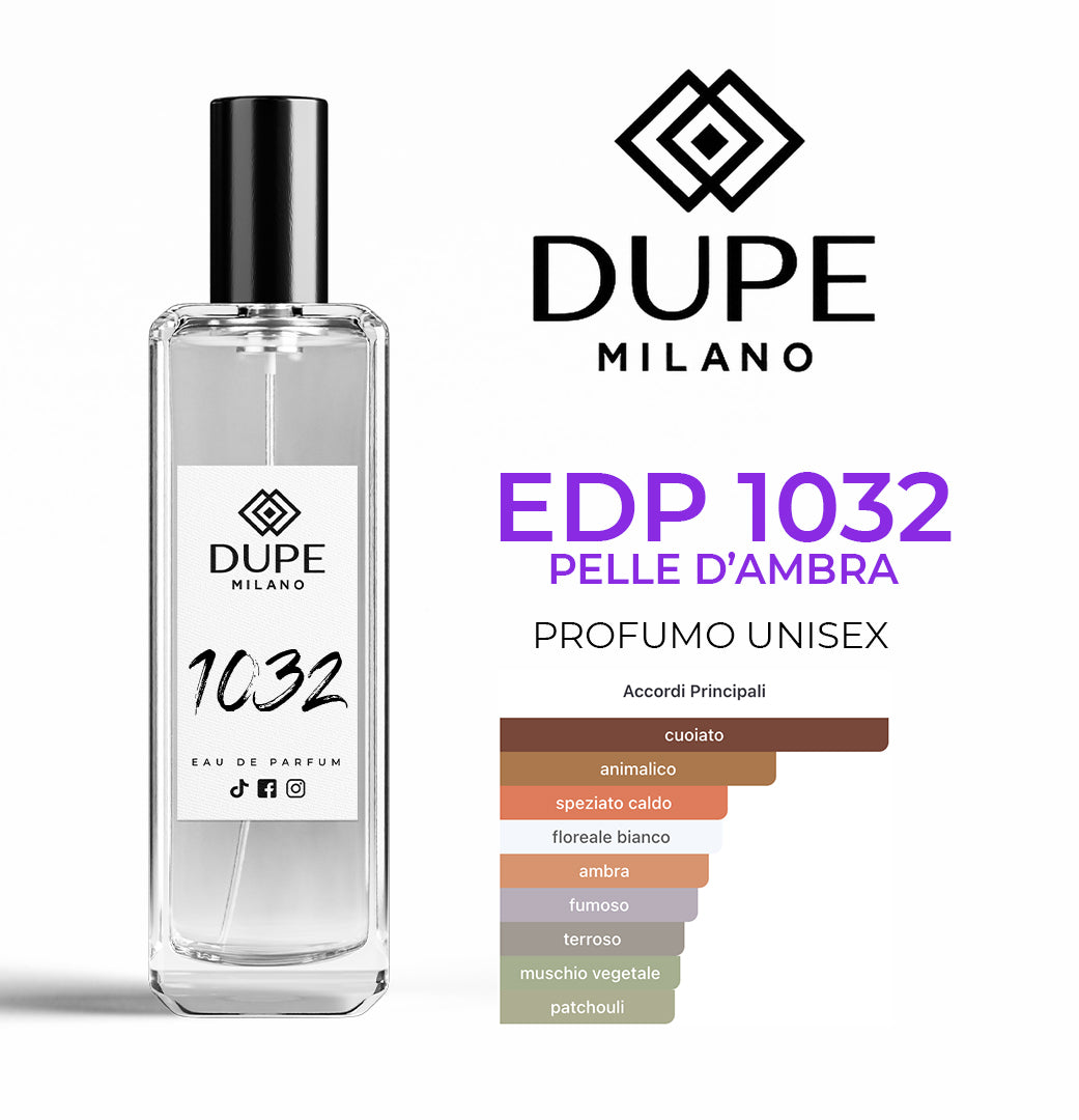 EDP 1032 PELLE D’AMBRA – Profumo equivalente unisex