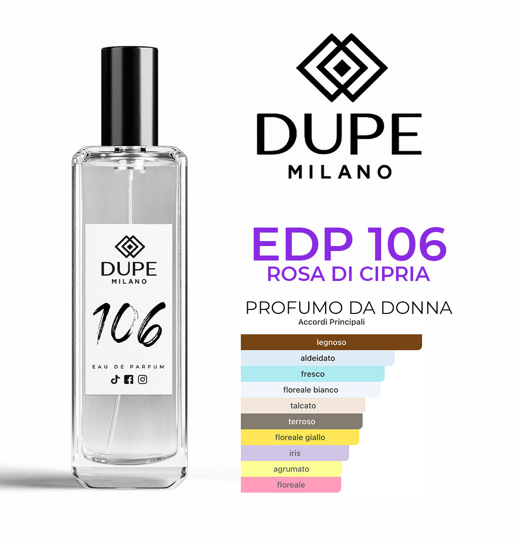 EDP 106 ROSA DI CIPRIA – Profumo equivalente donna