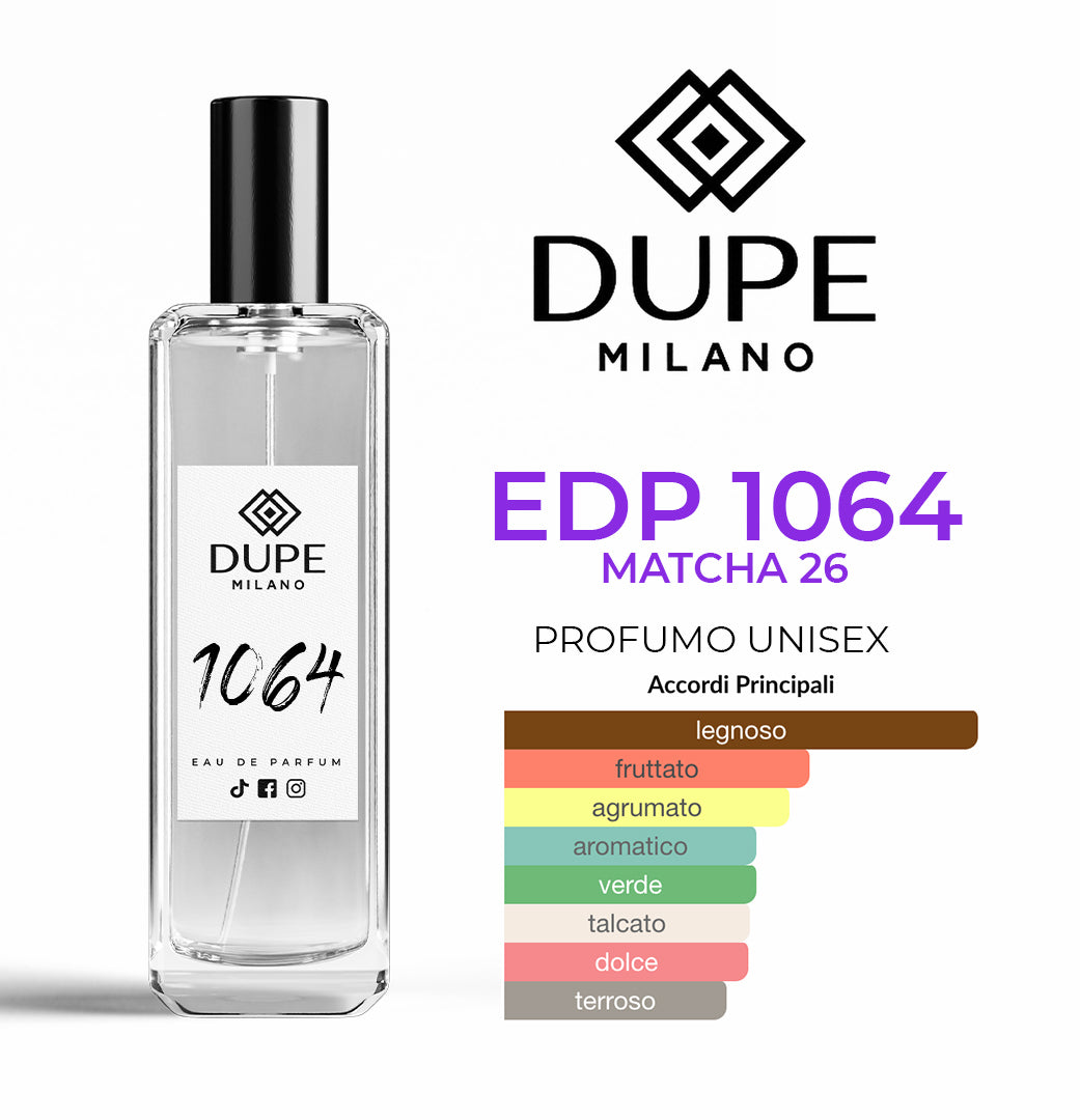 EDP 1064 MATCHA 26 – Profumo equivalente unisex
