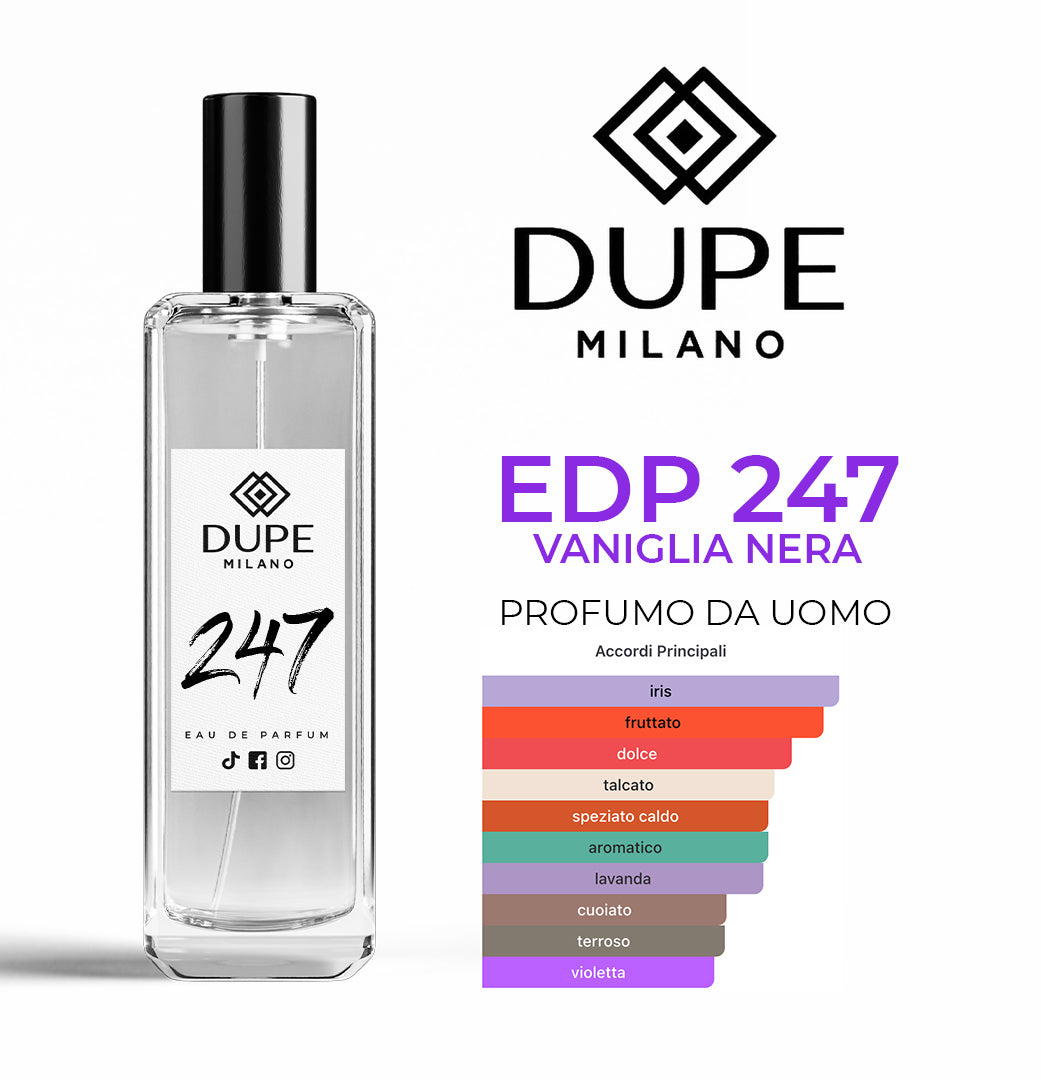 EDP 247 VANIGLIA NERA – Profumo equivalente uomo