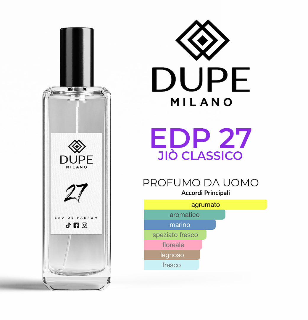 EDP 27 GIÒ CLASSICO – Profumo equivalente uomo