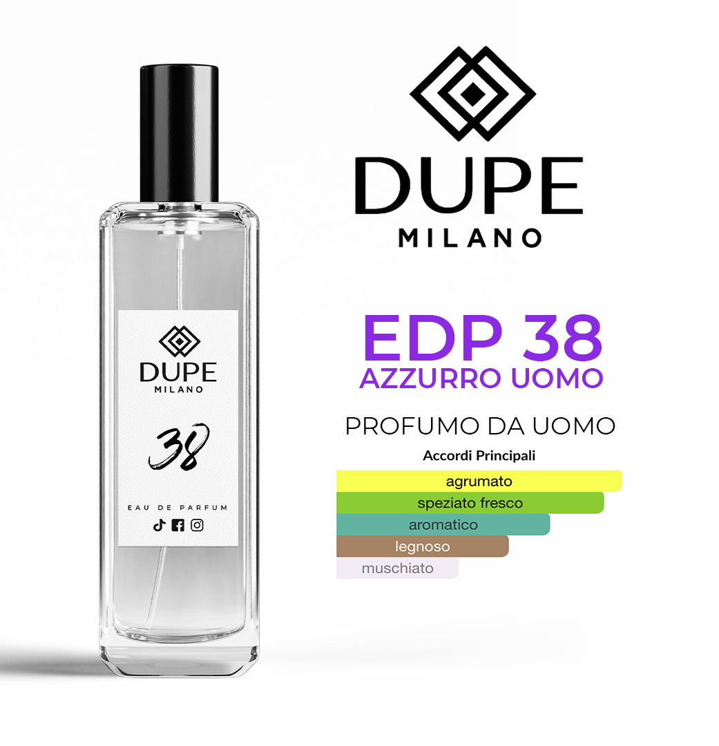 EDP 38 AZZURRO UOMO – Profumo equivalente uomo