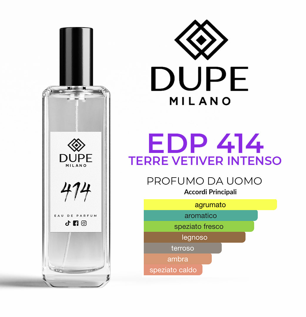 EDP 414 TERRE VETIVER INTENSO – Profumo equivalente uomo