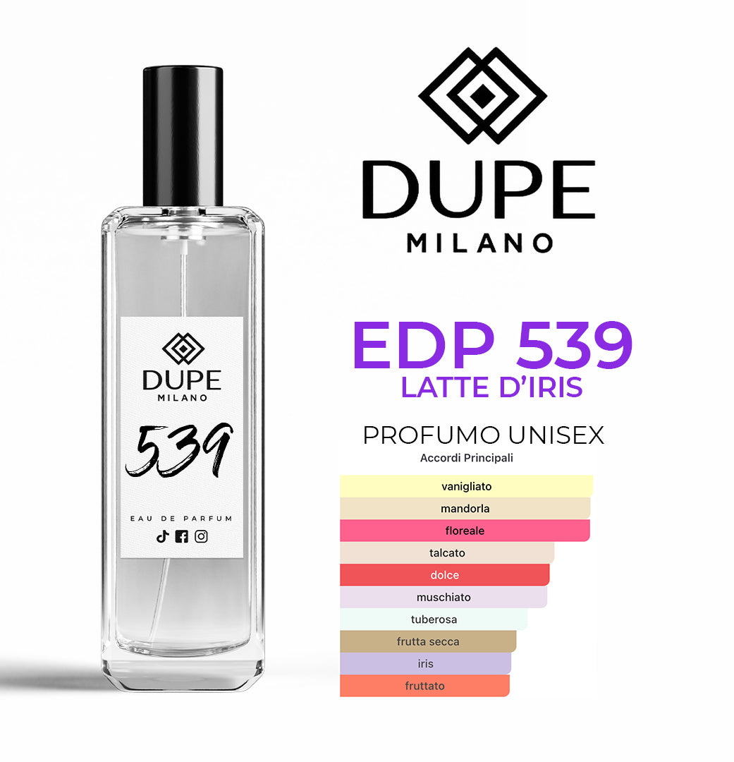 EDP 539 LATTE D’IRIS – Profumo equivalente unisex