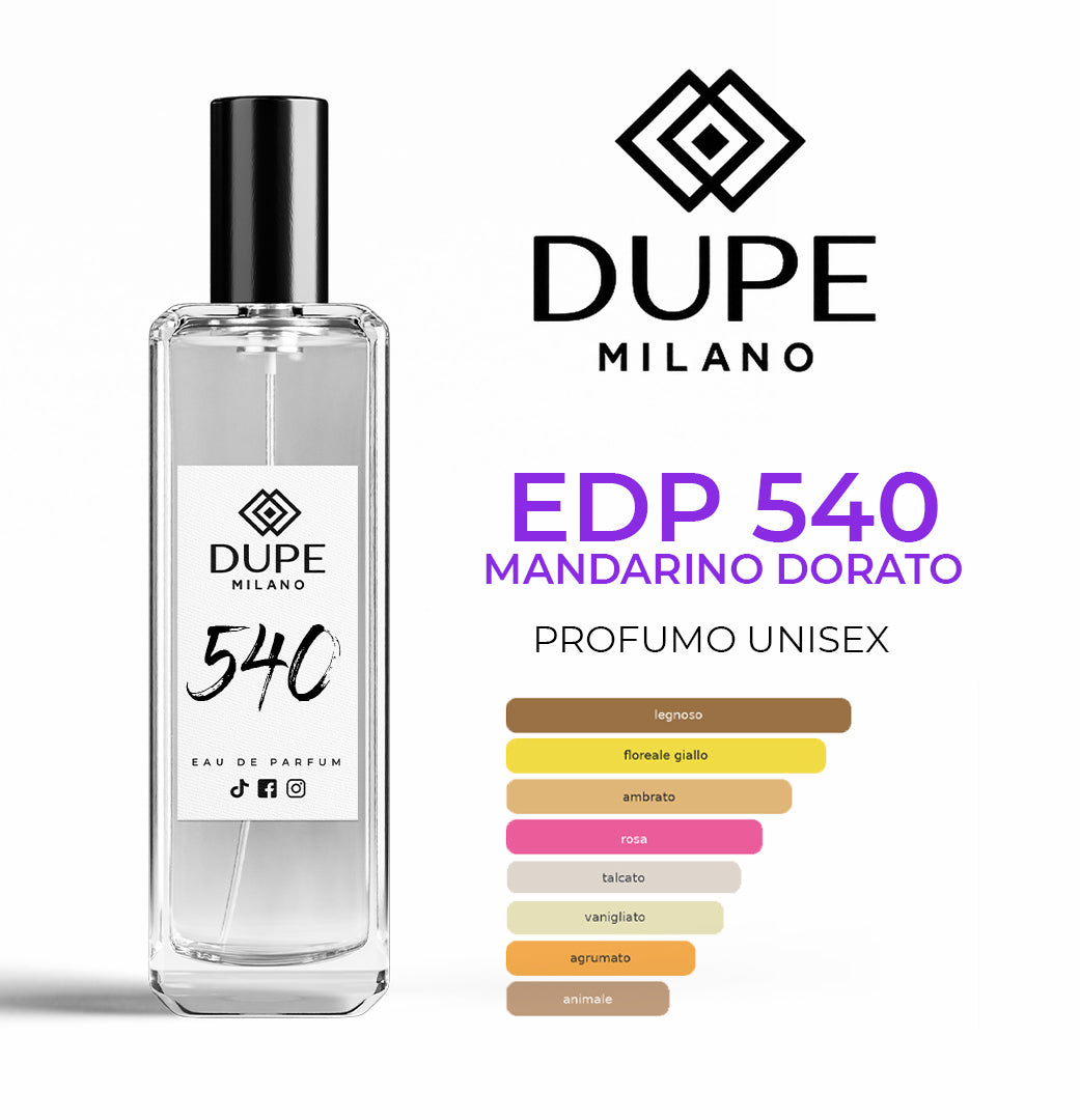 EDP 540 MANDARINO DORATO – Profumo equivalente unisex