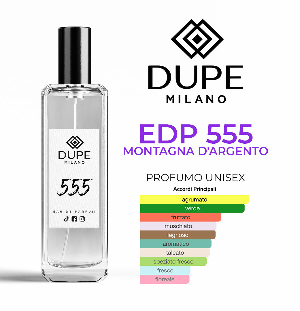 EDP 555 MONTAGNA D’ARGENTO – Profumo equivalente unisex
