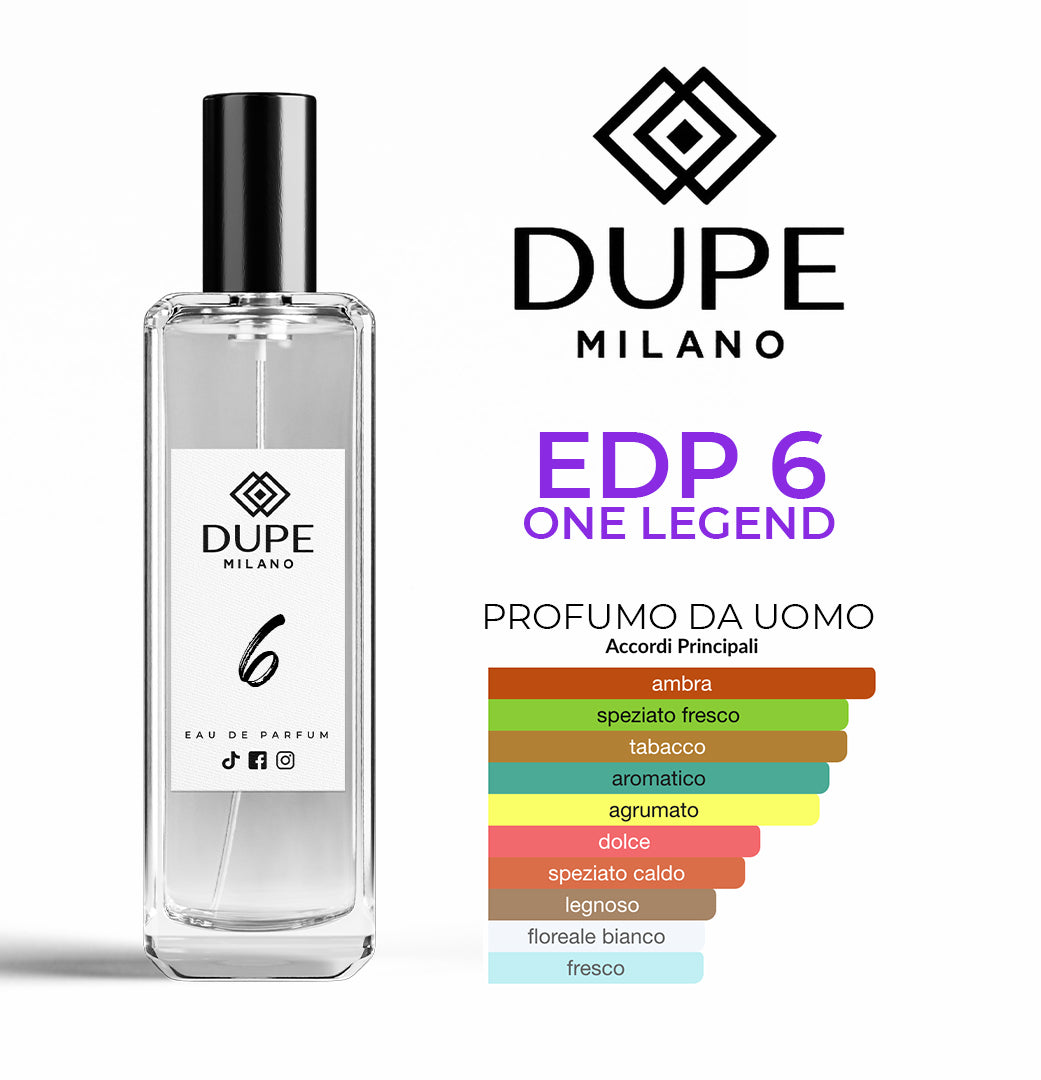 EDP 6 ONE LEGEND – Profumo equivalente uomo